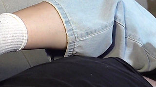 Alessandra's Handjob and Sockjob in Sweaty White Socks - (dreamgirls in Socks)