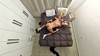 Friends Play-fight Over the TV Remote and End up Having Sex
