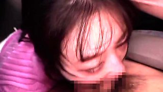 Amateur Asian College Teen Gives Blowjob