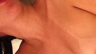 Beautiful Latina Uses Her Perfect Tits to Give a Guy with a Big Dick a Massage with a Happy Ending