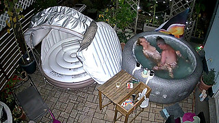 Couple caught fucking by the surveillance camera.