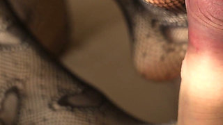 Pantyhose Footjob
