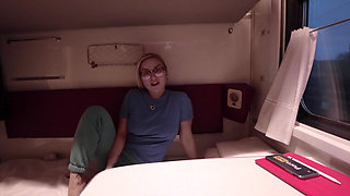 Met a Hot Bitch on the Train and Fucked Her Hard with a Big Cock