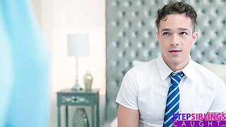 Jade Maris's pornstar action by Step Siblings Caught