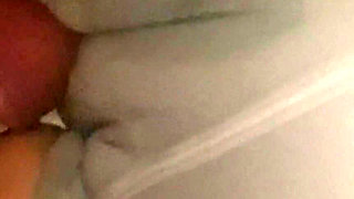 Teasing Her Cameltoe in Yoga Shorts