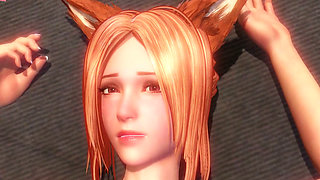 Sex with a Slutty Foxgirl