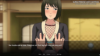 Naruto: Kunoichi Trainer - Big Ass MILFs Shizune and Tsuande Have a Threesome. Hot Blowjob and Doggy Style Pussy Creampies