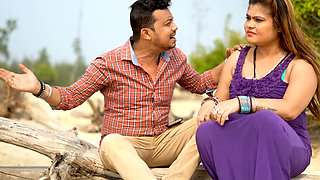 Indian Desi Step Sister and Step Brother Romance with Her House Owner ( Hindi Audio )