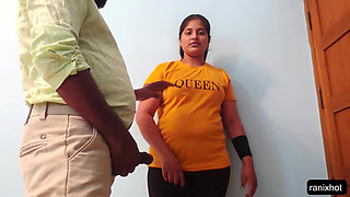 Female Gym Trainer Sex with New Student in Unexpected Situation Hindi Voice Full Video