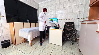 Anal Exam Involving the Insertion of a Plug and Anal Sex to Retain Semen Inside.