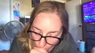 Home Office Temptations: A Blowjob Distraction