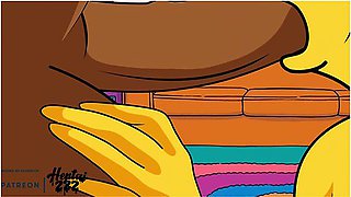 The Simpsons Cheating Marge Fucks Carl Video - Car Toon And Marge Simpson