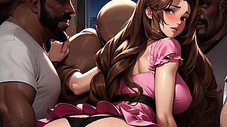 Spicy Toons: Aerith in a Mosh Pit