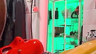 Facesitting Lesson: He Is Completely Addicted to His Rubber Goddess's Latex Ass