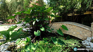 Codi Vore: Blonde Bombshell in Black Lingerie