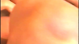 Two unbelievably hot sluts team up and share one lucky cock up both their holes