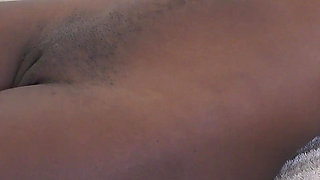 Petite black teen fucked and filled by big white cock