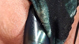 Playing with her clit