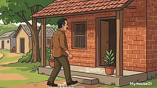 Indian Villege Women Romantic Video in Their Home Cartoon Video