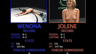 The Gymnast (lifetime 0-2) Vs. the Blond Giant (lifetime 0-1)