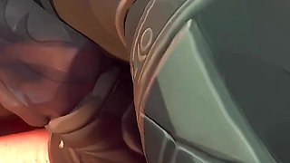 Jubilee (x-men) POV Doggystyle in Ripped Pants - 3D Animation