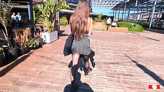 Met Up with My Ex… Ended Up Cumwalking Through the Mall -