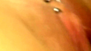 Blonde Nurse in Red Lingerie Sucks and Rides a Tattooed Stud on White Satin