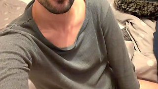 Hot Daddy Jerks off and Busts a Thick Load