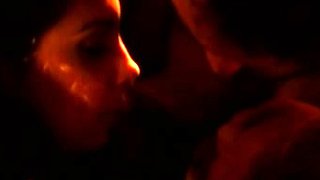 Amateur brunette babe oral and hardcore sex