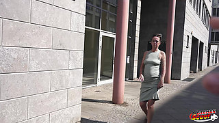 German Scout - German Tattoo MILF Bonny Exklusiv Pick up for First Porn Casting Fuck