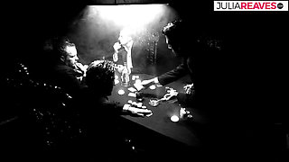 Hot Girl with Big Tits Gets Fucked Hard by Two Guys with Hard Cocks She Sucks the Cocks and Gives Herself Totally to the Guys