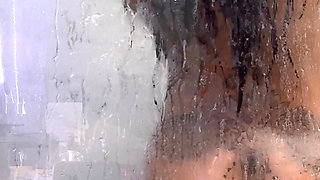 Voyeur Spies on Us While We Fuck in the Shower and Get Caught- Yasmina Khan