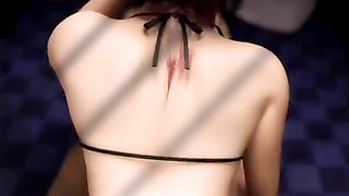 Beautiful girl cheats on her husband and sex with her boyfriend in his room