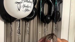 British Slut Alaska Gets A Birthday Cock