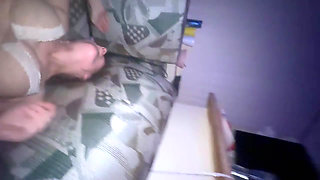 Jenny being bent over like a bad girl