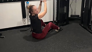 Quick Sneaky Gym Fuck! BBC Works Out Slutty MILF