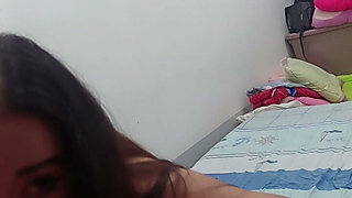 Big Natural Tits Wife Giving a Slow and Close up Blowjob