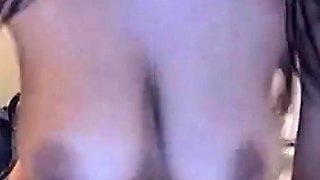 Lebanese Girl Reveals Perfect Breasts on Webcam