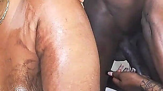 88 Year Old Black Granny and 58 Year Old Mom Fucked Hard by 2 Big Black Cocks Anal Foursome