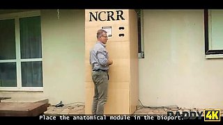 Daddy Fucks Hot Brunette Teen Outdoors - Cheating Girlfriend Cum Donation