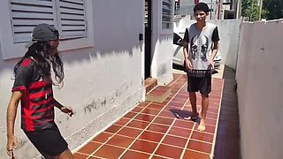 Brazilian Stepsister Tiffany Montavani Fucks Brother Erick Rosa in Car After Soccer - Amateur Blowjob, Doggy Style & Anal Sex