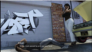 Project Hotwife - Gameplay - Roleplay - Wife Tries to Repair Car and Get Wet