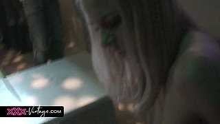 Super Sexy Threesome in a Club