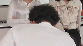 Holy Water Bukkake Female Boss. I'm in a Wet State and Came Hard. Part.1