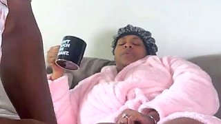 QueenTacular - Massage & Fuck Step Aunty Tired Feet -