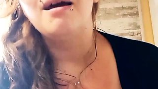Big boobs milf masturbates with her dildo