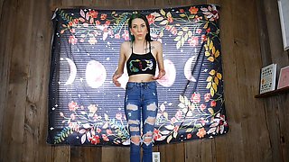 Teen Cute Italian Brunette Solo At