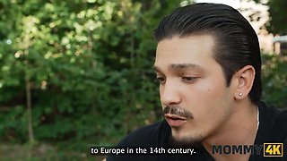 Mommy4k. luxurious mommy with Huge Tits used a teen penis for unforgettable porn outdoors