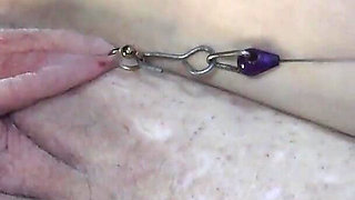 Stretched Pumped Pussy Pissing Close up 3