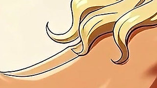 Beauty Anna in Blowjob and Gloryhole Footjob! Anime Hentai